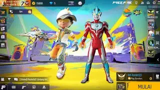BOBOIBOY SOLAR DAN ULTRAMAN GINGA MASUK GAME FREE FIRE! GAME LUCU FF