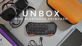 ●Fosmon Mini Bluetooth Keyboard With Touchpad | Unbox & Wearable Display Application Thoughts!