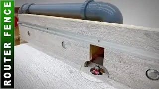 🟢 Router Table Fence Build - DIY Router Fence with Dust Port - Part 2