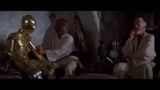 Obi-Wan remembers Anakin and lies to Luke (Flashbacks)