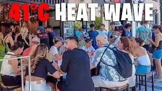 41°C Downtown Athens Walk