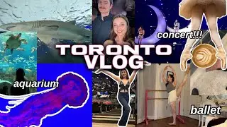 SEEING Olivia Rodrigo !! | TORONTO travel VLOG, ballet class, answering your questions, weekend trip