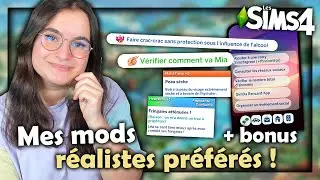 ☾ Mes mods réalistes préférés + bonus ! - Sims 4 ☽