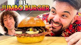 il JUMBO BURGER è arrivato , PREPARATI a GODERE - "ti dedico questo panino"