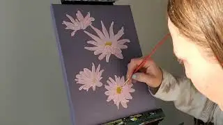 Flower Painting 🌸 Timelapse 🖌 Springs Coming