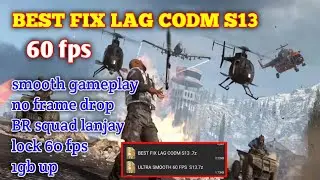 BEST CONFIG FIX LAG SEASON 13 ||CONFIG FIX LAG CODM