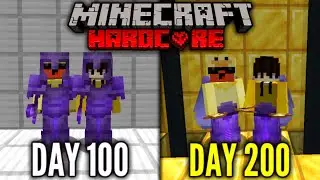We Survived 200 Days In Hardcore Minecraft... Here's What Happened