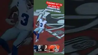 DAK PRESCOTT ✭ #COWBOYS QB Throws 1ST TOUCHDOWN Of 2024 To WR BRANDIN COOKS! 🔥 #Highlights 👀 #NFL