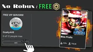 Blox Fruits How To Get Private/Vip Servers For Free..!