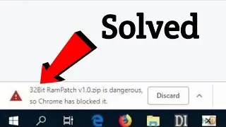 So chrome has blocked it this file is dangerous