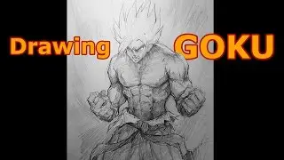 Speed Drawing - Goku