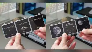 Moon and Stars Galaxy Projector Discs