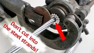 How to splice 556 ACSR - 2 part compression sleeve