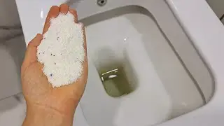 MUCİZE gibi TUVALETTEKİ sarı lekeleri çıkarma yöntemi‼️kireç sararma/KLOZET temizliği