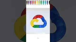 Google Cloud Logo 😍- colorful logos😍🤩 