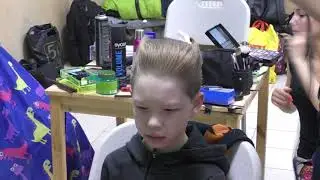 Прическа партнёру бальные танцы  