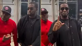 Diddy Is Back In The Streets Of NYC With His Friend ‘Brother Love Outside In Harlem’