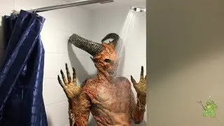 NEKROTRONIC - Demon Takes A Shower - Makeup Creature Suit