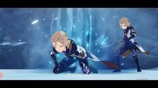 Impostor Albedo fight cutscene ‹JP Dub› | Genshin Impact