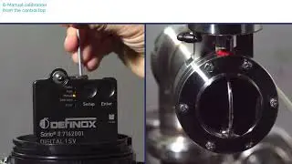 6- Manual calibration from Definox SORIO control top