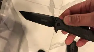 Kershaw Brawler 1990 Tanto (impression & paper cut)