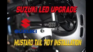 Suzuki SV650X Led Indicator Upgrade & Mustard Bikes Tail Tidy Installation