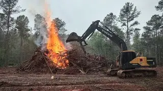 Starting A Big Fire And Barn Pad