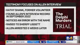 Delphi murders: Misfiled report put Allen in investigator's sights