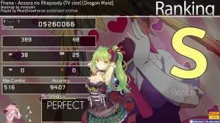 Osu! - Fhana - Aozora no Rhapsody (TV Size) [Dragon Maid]
