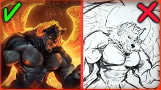 NEON LIGHTS // TOP TIER FURRY ART COMMISSION PROCESS