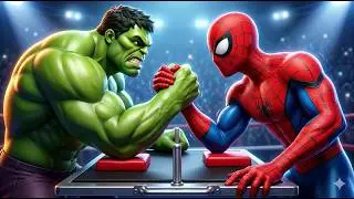 💪🕷️ Spidy Arm Wrestling Match Championship - Who Is Stronger?