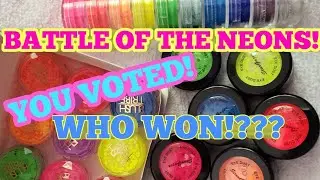 NEON PIGMENT REVIEW  - LOOSE NEON- WHO WON? DID THE LADY LIKE THEM?