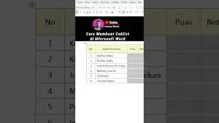 Ide Kreatif Word Mau ⁉️ Cara Buat Ceklist/Centang di Microsoft Word #tutorialword