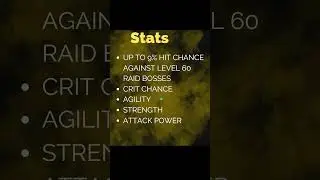 SOD Phase 4 Rogue BiS Stats #seasonofdiscovery #sod #worldofwarcraft