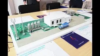 Макет ГРС 1:100. Как сделать макет из подручных материалов. Макетирование.