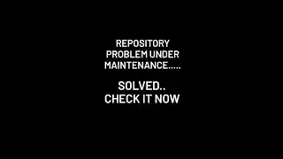 Repository is under maintenance SLOVED..MAINTENANCE BREAK PROBLEM TERMUX SOLVED. 《TERMUX》