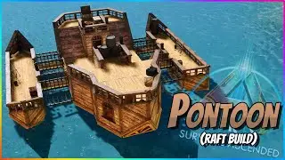 Ultimate Pontoon Raft Build Guide For Ark Survival: Ascended On All Platforms! 🚣‍♂️