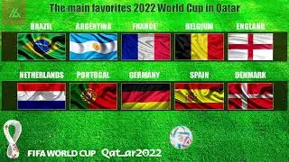 List of 2022 World Cup favourites in Qatar