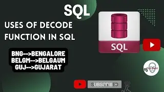 DECODE FUNCTION IN SQL 