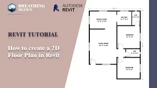 How to create a 2D Floor Plan - Revit (2021) Basic Tutorial