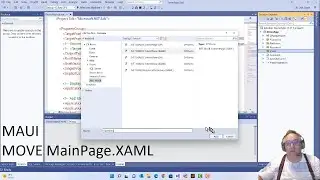 Maui: MainPage in a new folder