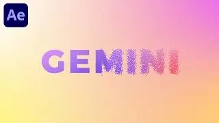 Particle Text Build Up Animation in After Effects - After Effects Tutorial | No Plugins Used
