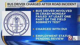 Bus Driver Charged With DUI in Madison County | September 26, 2023 | News 19 at 4 p.m.