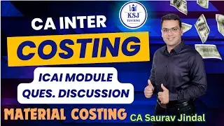 CA Inter Costing FREE Live Batch for Sep.,24 & Jan.,25 | L-02 | Material Costing
