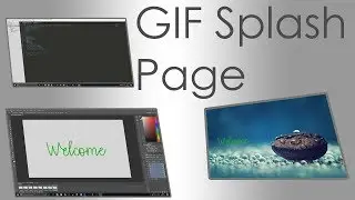 GIF Splash Page - HTML & CSS