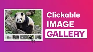 How to Create Clickable Image Gallery using HTML, CSS, Javascript - Codingscape