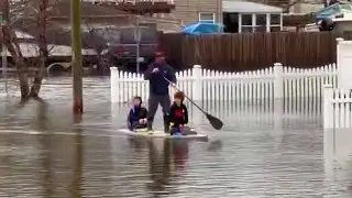 When a flood can't stop you from getting to school