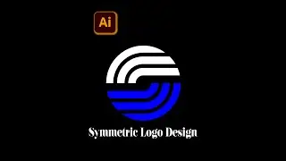 Symmetric Logo Tricks in illustrator #illustrator #shorts