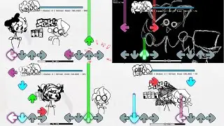 Friday Night Funkin: Sayori's Notebook V3 - Triple Trouble (cover by MemeMachine208) (FC)