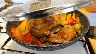 JUICY and DELICIOUS Fried Veal in a Pan!